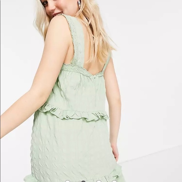 ASOS Ruffled Maxi Dress size 8 - Picture 5 of 8